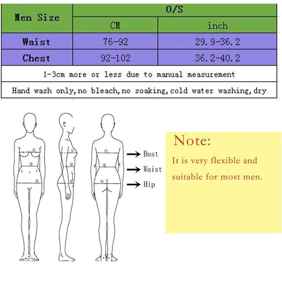 Edenight Men’s Tuxedo Boxer Brief Costume – Bow Tie & Cuffs – One Size – New - Picture 7 of 9